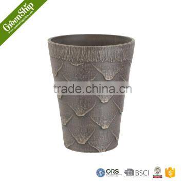 Unique Design Hydroponics Tall Round Decoration Flower Pot With Self Watering System