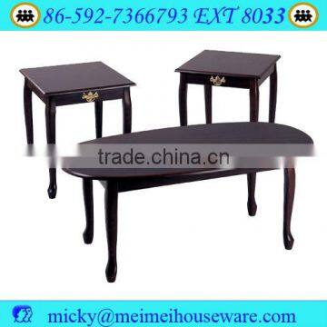 3pcs antique wood coffee table from china