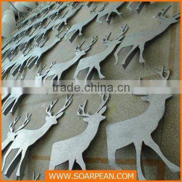 new style custom promotional standing pvc Christmas deer