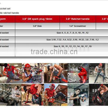 2640 RONIX SOCKET WRENCH SET 40 Pcs photo-2