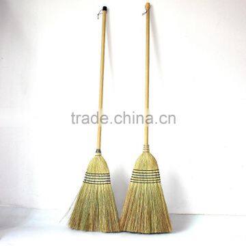 Natural Sorghum Straw Corn Broom With Wooden Handle for Sale photo-4