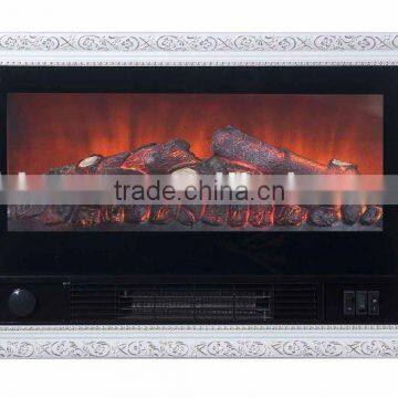 wall mounted electric fireplace heater