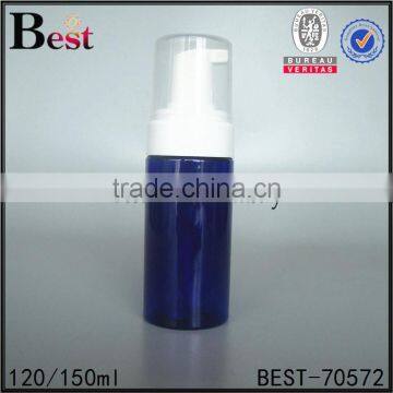 Good Market Hot Sale 120ml 150ml Plastic Spray Bottle Blue Color Plastic Spray Bottle Round White Pump Spray Bottle Plastic photo-3