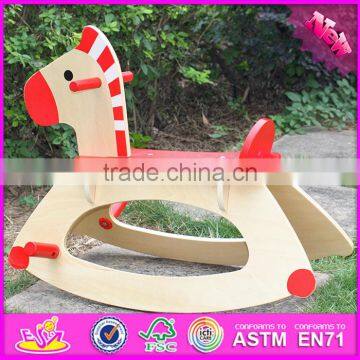 2016 New Design Baby Funny Toy Wooden Rocking Horses for Sale W16D088 photo-3