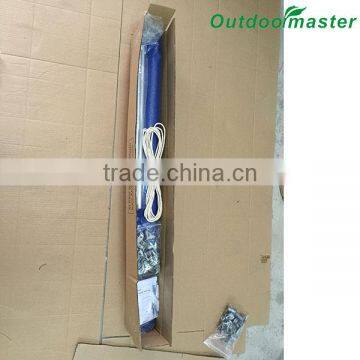 Patio 4x2FT Manual Sun Cover Blue Folding Window Awning photo-6