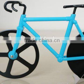 New Creative Bike Pizza Cutter Kitchen Leisure Time Pizza Cutter Stainless Steel Useful Multifunction photo-2