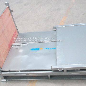 Supermarket Steel Storage Pallet Box Collapsible For Sales Promotion