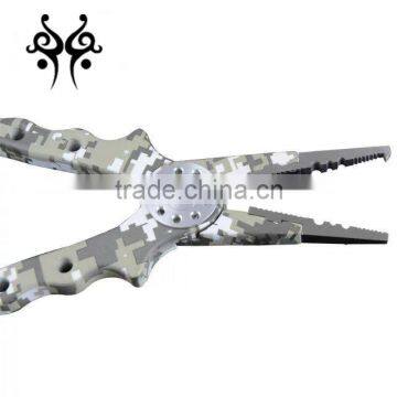 QJ-FP002 7inch Camouflage Aluminum Handle Tungsten Blade Fishing Pliers photo-3