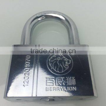 Berrylion Tools Polished 70mm Tri-circle Padlock With Keys photo-2