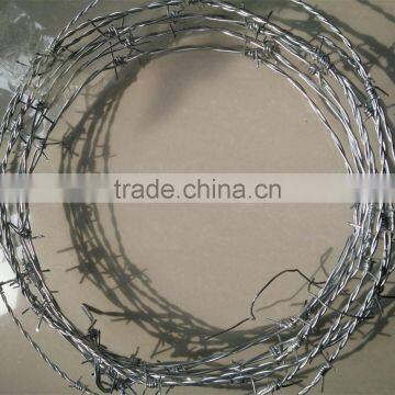 Hot Dipped Galvanized Decorative Barbed Wire Fencing photo-2