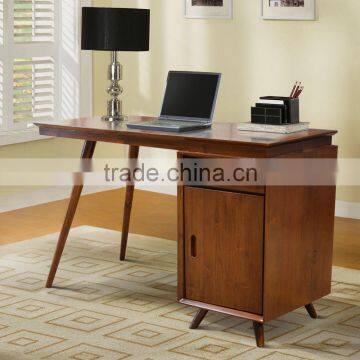 Writing Desk Vintage Style Solid Teak wood Medium Brown Color With Storage