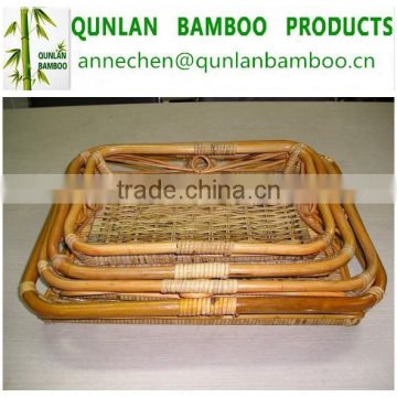 2015 Natural Square Bamboo Basket Weaving Cheap for packaging