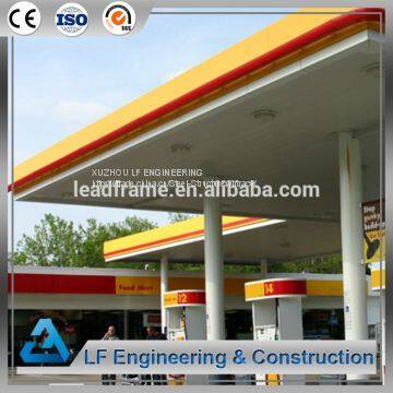 Light Weight Prefab Steel Structure Gas Station photo-4