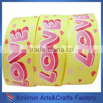 Custom New Design Printed Love Wedding Decoration Ribbon photo-2