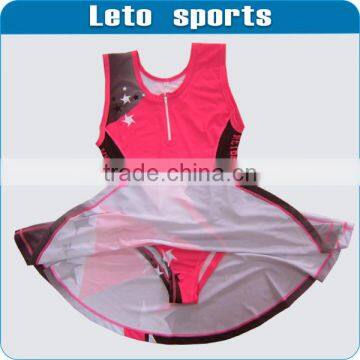 Custom sublimation netball skirt for women lycra