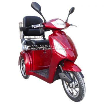 800W Lead-acid Electric Disabled Tricycle, CE approved 3 Wheel Electric Scooter for adults