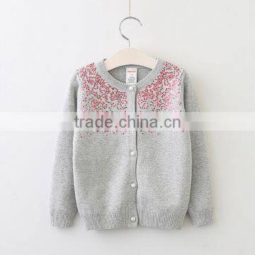 New Hot High Quality Elastic Unlined Children Cardigan With Sequin Infront photo-2