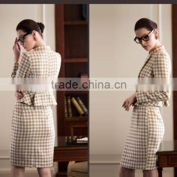 Fashion Ladies Skirt Suits Custom Women Suit WMS32 photo-2
