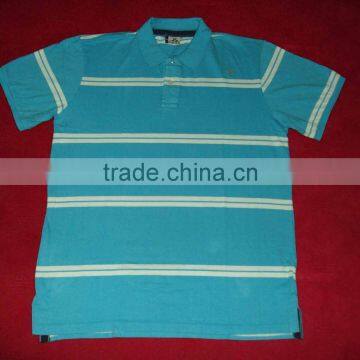 High Quality Mens Yarn Dyed Cotton Polo Shirt