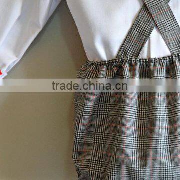 2017 New Design Summer Peter Pan Collar Long Sleeve Children Boys Romper Set photo-3