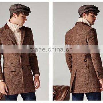 Classical Coffee Color Men Coat Winter Coat photo-2