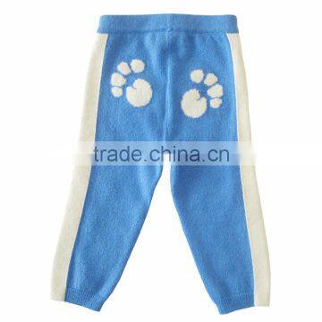 Baby knitted 100% cashmere pants for cold winter