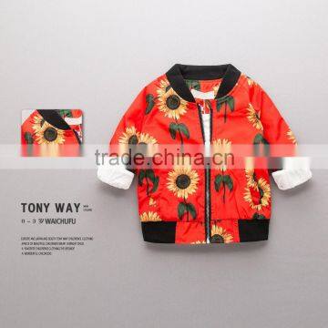 S16347A Spring Autumn Boys Jacket Children's Clothing Bomber Coat photo-3