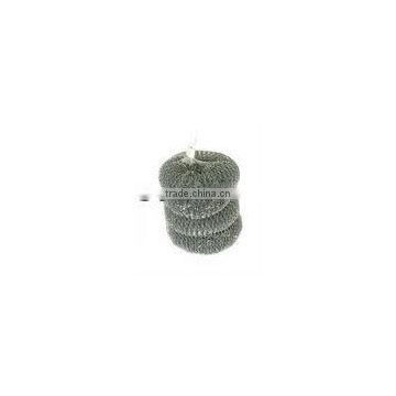 stainless steel or zinc-coated steel scourer