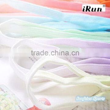 High Quality Polyester Rainbow Gradient Shoe Laces~Nice Rainbow Color Tie Dye Laces~Fat Tubular Shoelaces~7 Colors~Accept Custom photo-5