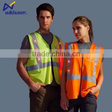 Customized Wholesale LED cheap uniform vests