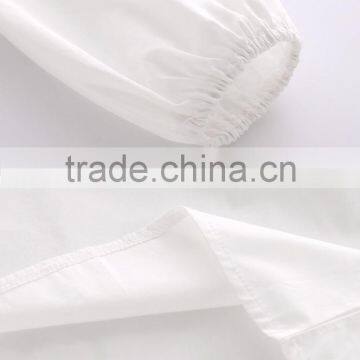 Wholesale Puff Sleeve Kids Girl Shirt White Blouse for Little Girls photo-3