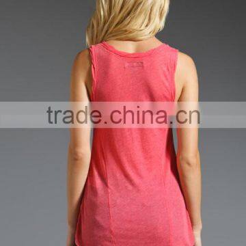 Scoop Neck Polyester Tank Tops photo-3