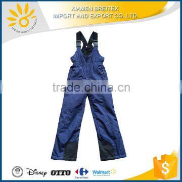 unisex kids bib coverall pants/ski coverall pants