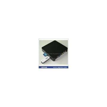 Factory Sell New mini usb media player box vga out with usb/sd card slot digital media player for tv