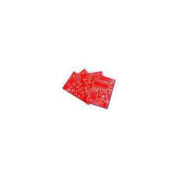 FR4 2 layers Red Solder Mask Double Sided PCB Board with White screen