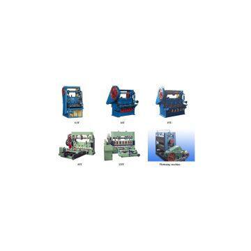 Expanded metal mesh machine