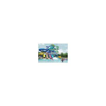 Outdoor Children Fiberglass Water Pool High Speed Body Slides Equipment