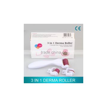 Ce 93/42 Factory wholesale anti wrinkle zgts 3 in 1 derma roller system