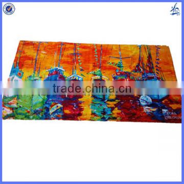 Hot sale custom design wholesaler beach towel with logo manufacturer