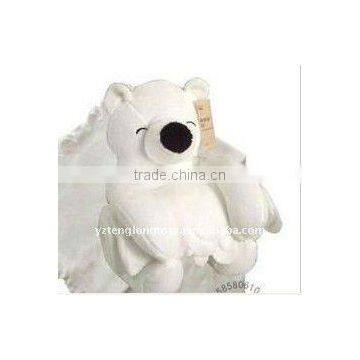 2012 New style cheap and lovely bear type soft baby blanket