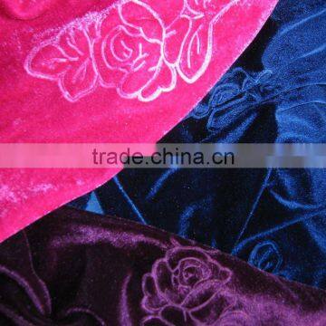 100% polyester garment velvet fabric JL-09