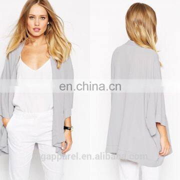 china chiffon kimono for ladies plain chiffon kimono oversized kimono with pockets