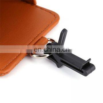 Car Seat PU Back Tidy Storage Coin Bag Case photo-5