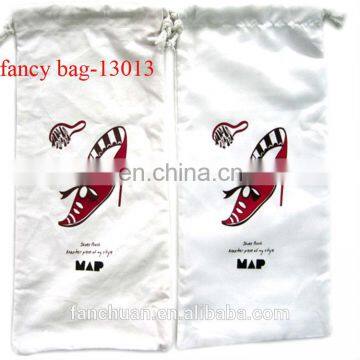Promotional Satin Drawstring Sports Shoes Bag