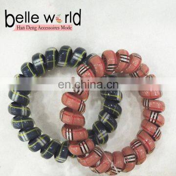 Wholesale Print Telephone Cord Line Hair Ties for Women