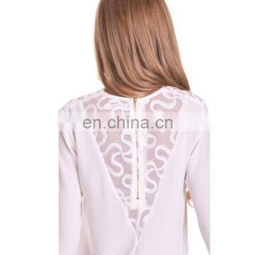 Plus Size Blouse Fashion Lace Blouse for Fat photo-4