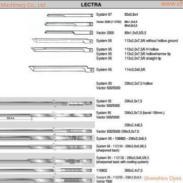 LECTRA Cutter knife Blade 360x2.4x7(116802)