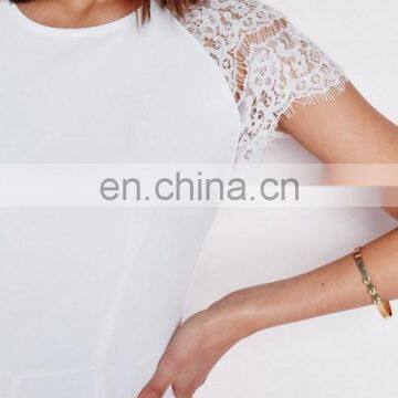 BS60006 CHINA WHOLESALE HOTTEST LADIES JUMPSUIT LACE CAP SLEEVE JUMPSUIT IVORY photo-3