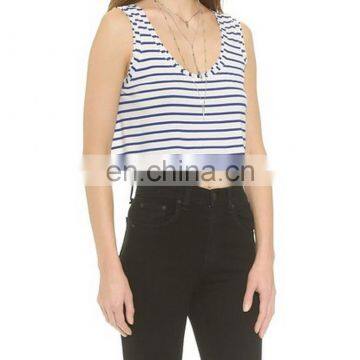 2016 New Arrivel High Quality Stripe Crop Top Cheer Uniform photo-4