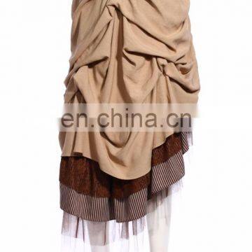 Steampunk Long Asymetrical Style Layered Skirt photo-2
